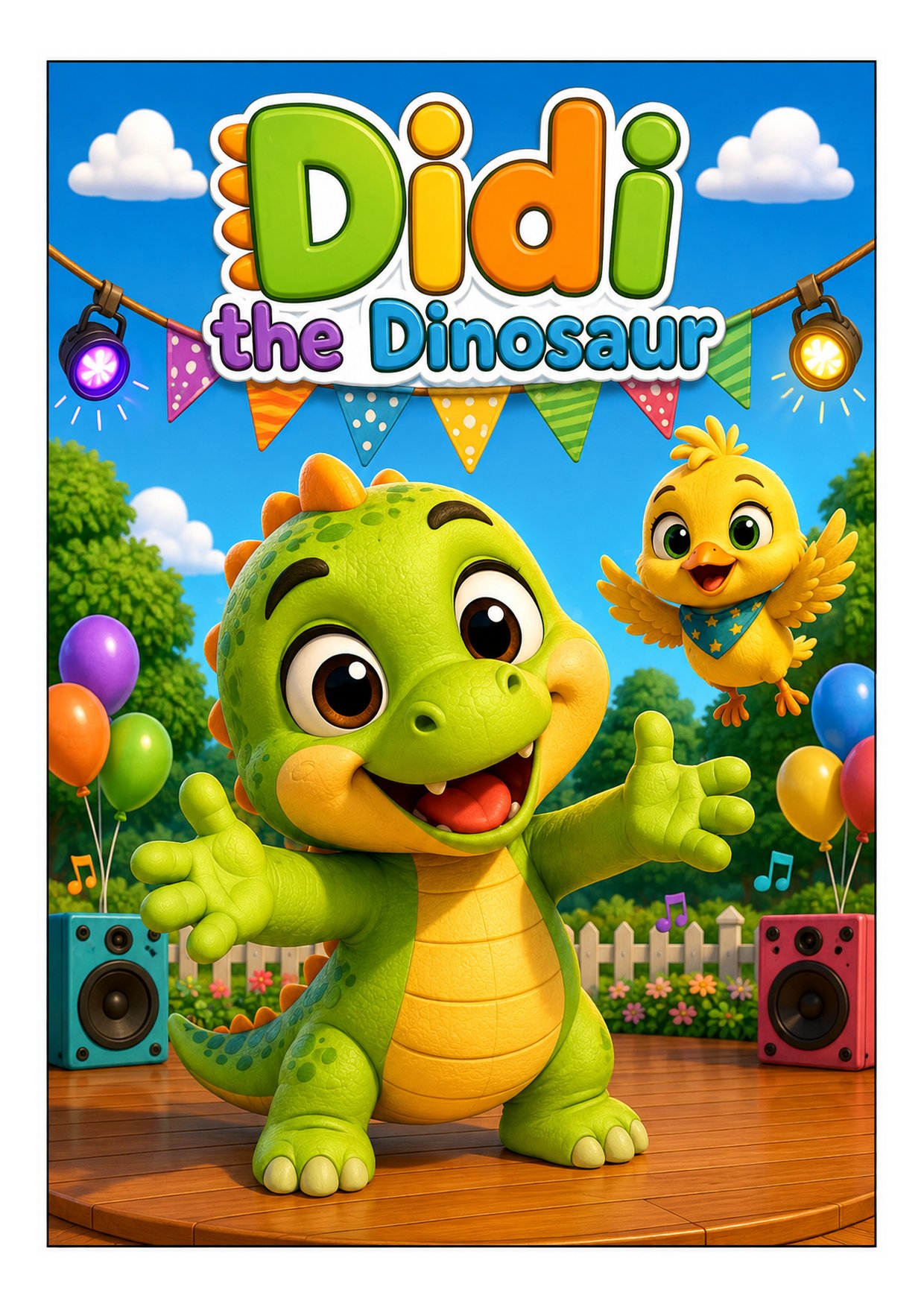 Didi & Pip Dance Party, full color reference