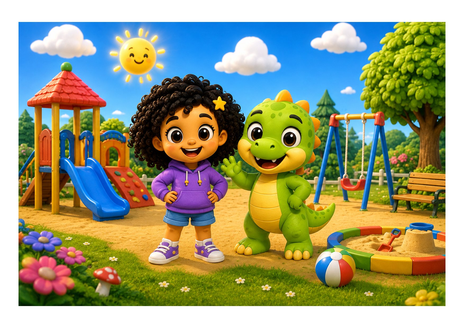 Playground Fun with Lili, full color reference